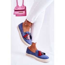 PS1 Sneakers da Donna Slip-On Blu Venira 2