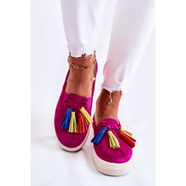 PS1 Sneakers da donna Slip-On Fucsia Venira rosa 2