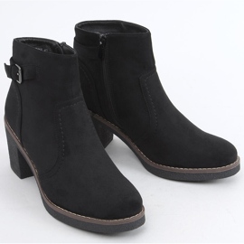 Stivali con tacco in gomma Retta Black nero 1