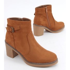 Stivali con tacco in gomma Retta Camel marrone 1