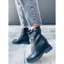 Stivali con zeppa nascosta Luanda Black nero 2