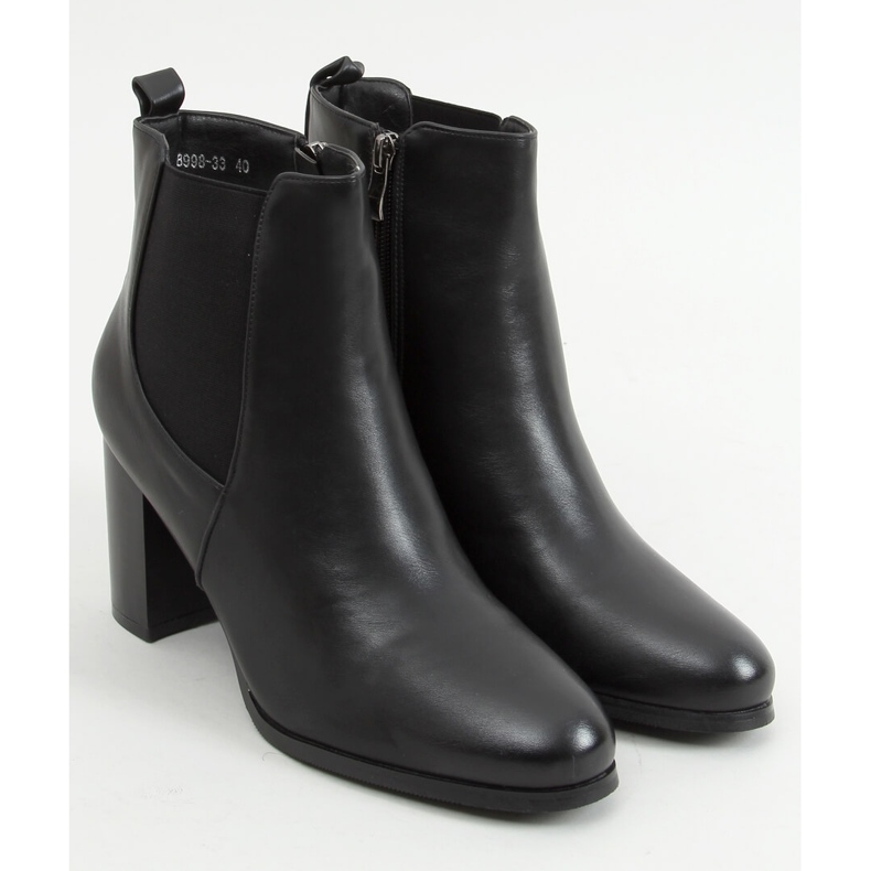 Stivali classici con tacco alto di Elvira Black nero 1