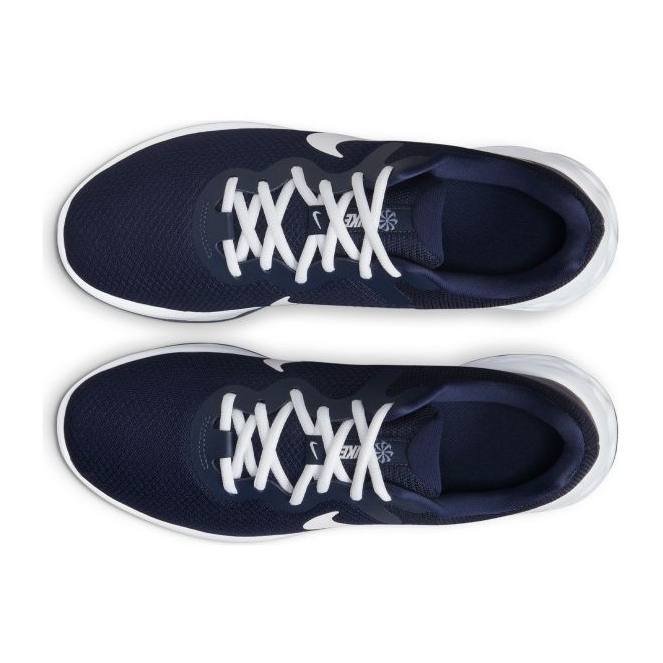 Nike Revolution 6 Next Nature M DC3728-401 scarpa da corsa bianca blu navy 2