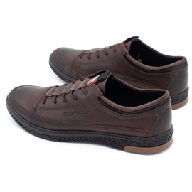 Polbut Scarpe casual da uomo in pelle K22 testa di moro marrone 3