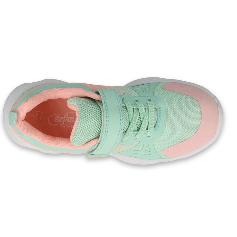 Scarpe per ragazzi colorate Befado 516Q120 rosa verde 1