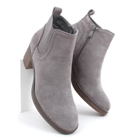 Stivali con tacco largo Fill Grey grigio 2