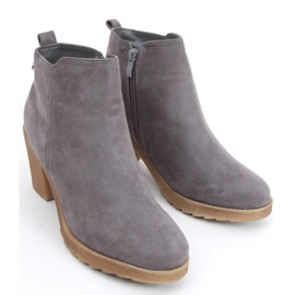 Stivali con tacco largo di Wimko Grey grigio 1