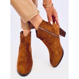 Annulla stivali da cowboy cammello marrone 1