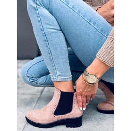 Stivaletti Chelsea da donna Kleo Beige nero 1