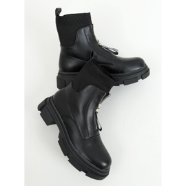 Stivali con tomaia a calzino Dolly Black nero 1