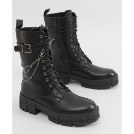 Lauma Black stringate lavoratrici nero 1