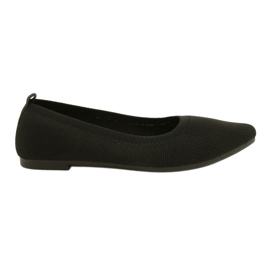 Evento Comode ballerine lavorate a maglia nere 21BL02-4030 Nero 1