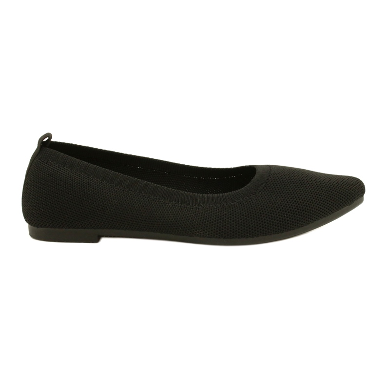 Evento Comode ballerine lavorate a maglia nere 21BL02-4030 Nero 1