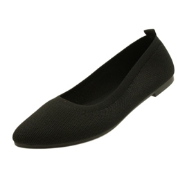 Evento Comode ballerine lavorate a maglia nere 21BL02-4030 Nero 4