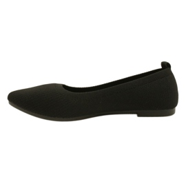Evento Comode ballerine lavorate a maglia nere 21BL02-4030 Nero 2