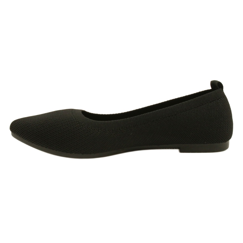 Evento Comode ballerine lavorate a maglia nere 21BL02-4030 Nero 2