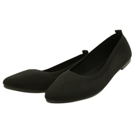 Evento Comode ballerine lavorate a maglia nere 21BL02-4030 Nero 3