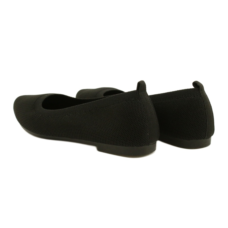 Evento Comode ballerine lavorate a maglia nere 21BL02-4030 Nero 6