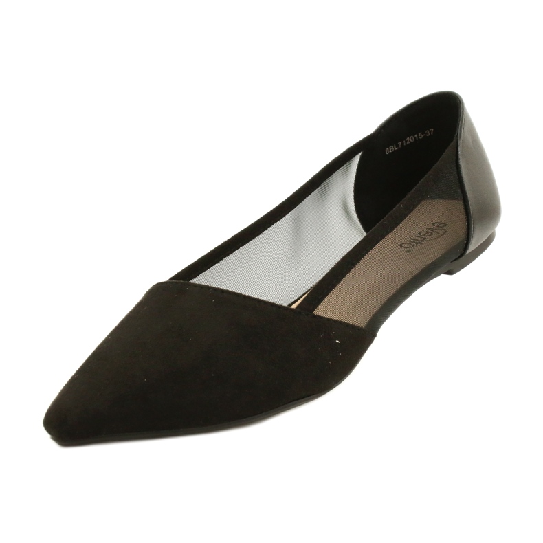 Evento Ballerine con rete Nero 8BL71-2015 5