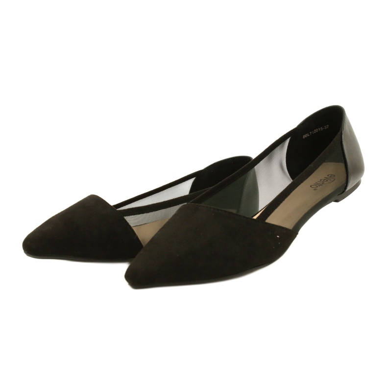 Evento Ballerine con rete Nero 8BL71-2015 4