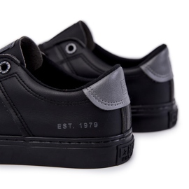 Sneakers da Uomo in Pelle Big Star JJ174108 Nero 4