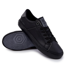 Sneakers da Uomo in Pelle Big Star JJ174108 Nero 5