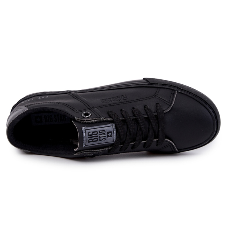 Sneakers da Uomo in Pelle Big Star JJ174108 Nero 2