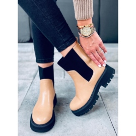 Stivaletti Chelsea con tomaia alta Cillo Camel marrone 1