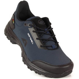 Scarpe da trekking impermeabili da uomo American Club blu navy 1