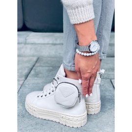 Sneakers beige alte fino alla caviglia Burn Beige 1