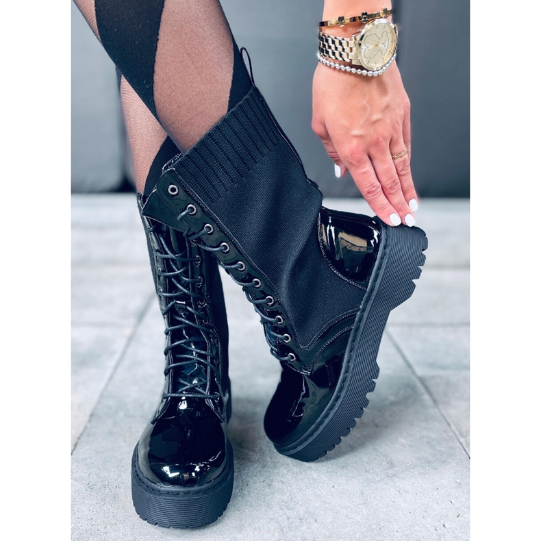 Calzino da lavoro superiore Soks Black nero 1