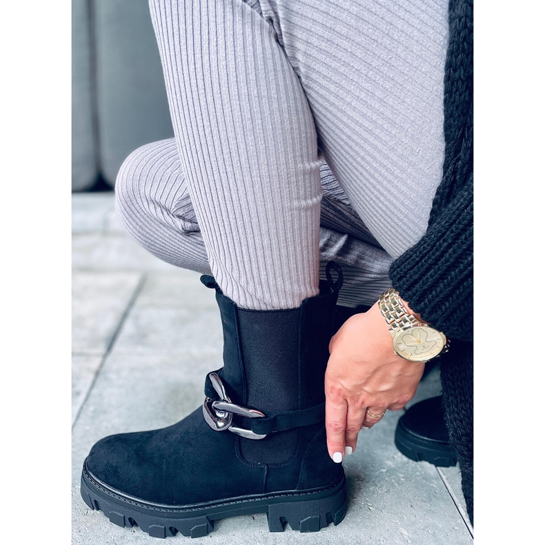 Stivaletti Chelsea con tomaia Calipso Black nero 1