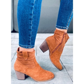 Tacchi alti Fonda Camel marrone 1
