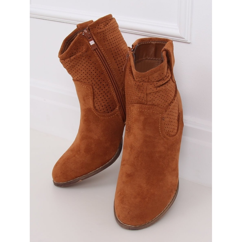Tacchi alti Fonda Camel marrone 2