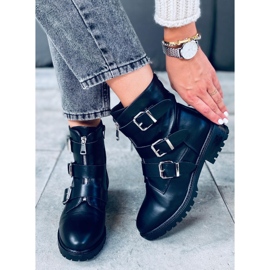 Stivali militari neri dell'Oklahoma nero 2