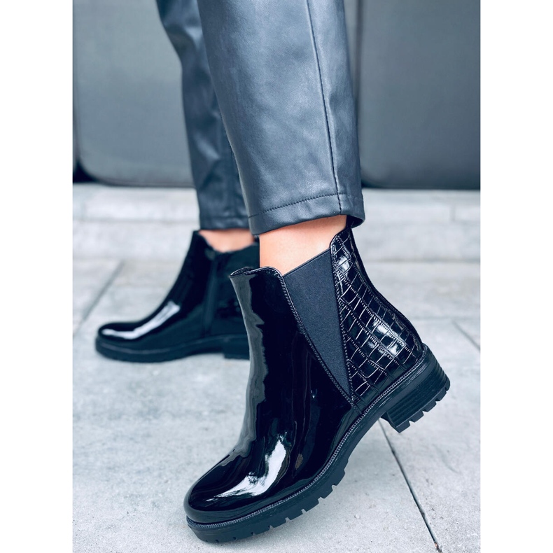 Stivaletti Chelsea isolanti Duni Black nero 2