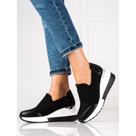 Comode sneakers da donna Shelovet nere nero 1