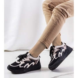 Sneakers Brito nere bianca nero 1