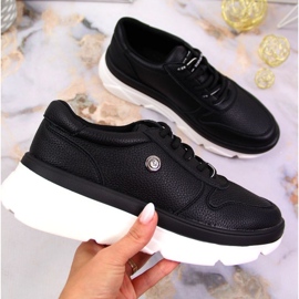 Scarpe sportive con plateau Vinceza W JAN131 nere nero 1