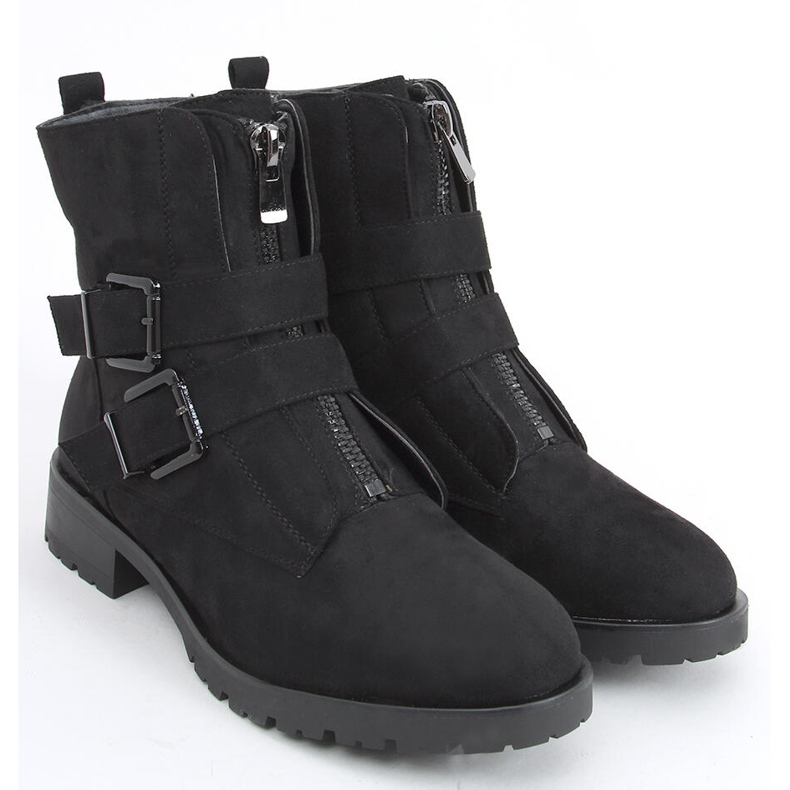 Stivali militari Vera Black nero 2
