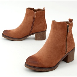 Stivali con tacco in gomma Espera Coffee marrone 2