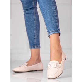 Mocassino leggero da donna Shelovet beige 2