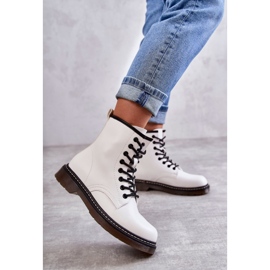 PG1 Stivali Donna Stivali Combinati Bianco Lavita 1
