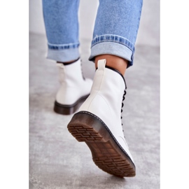 PG1 Stivali Donna Stivali Combinati Bianco Lavita 2