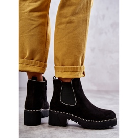 PG1 Stivali da donna Afaries neri con borchie nero 2