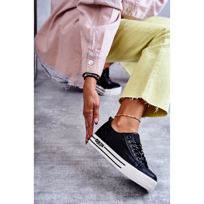 Sneakers Basse da Donna Big Star KK274015 Nere nero 2