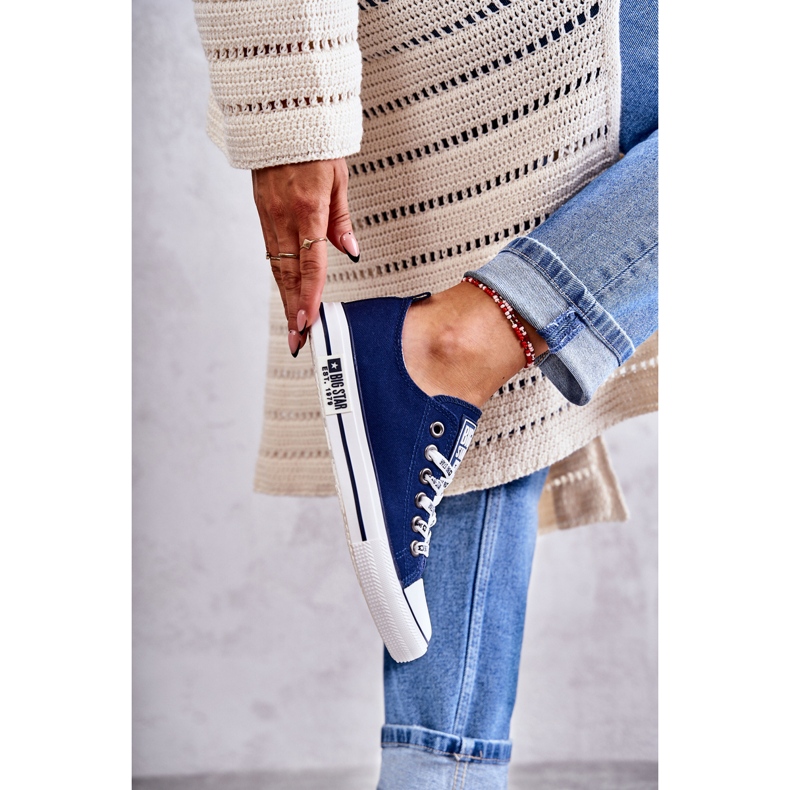 Sneakers Materiale Donna Big Star KK274103 Blu Navy 2