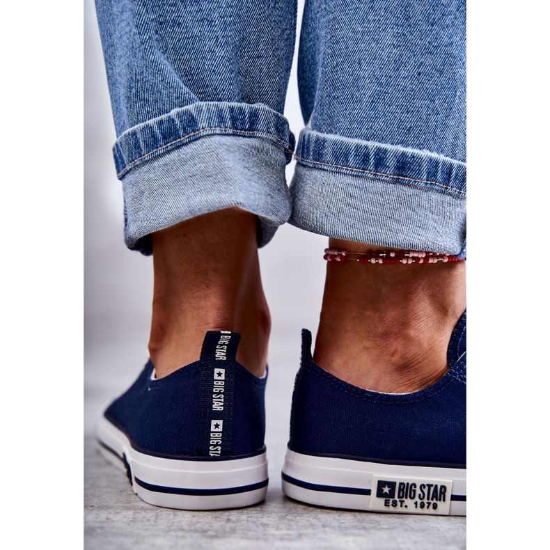 Sneakers Materiale Donna Big Star KK274103 Blu Navy 1