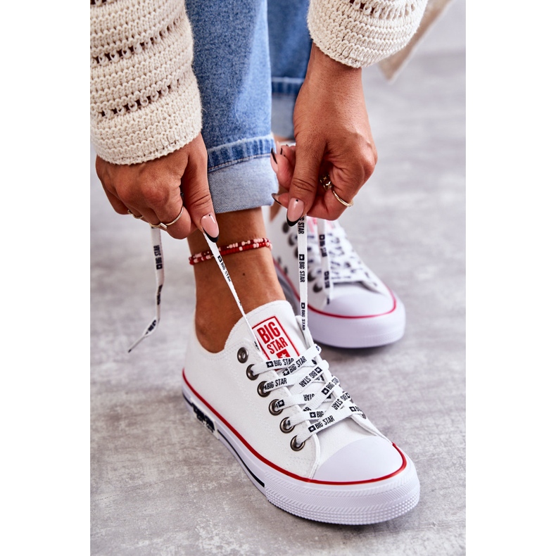 Sneakers Materiale da Donna Big Star KK274101 Bianche bianca 1