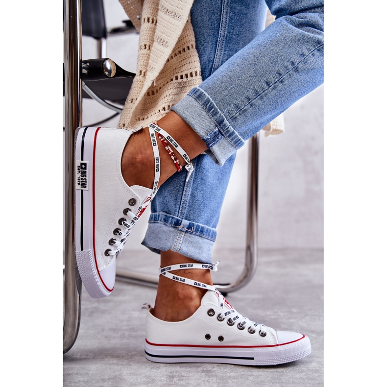Sneakers Materiale da Donna Big Star KK274101 Bianche bianco 2